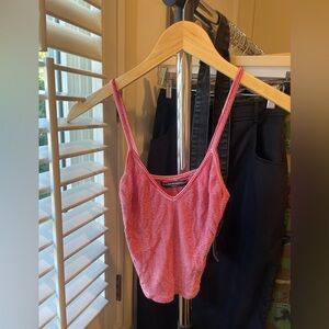 Brandy Melville Tiny Tank Red Plaid design